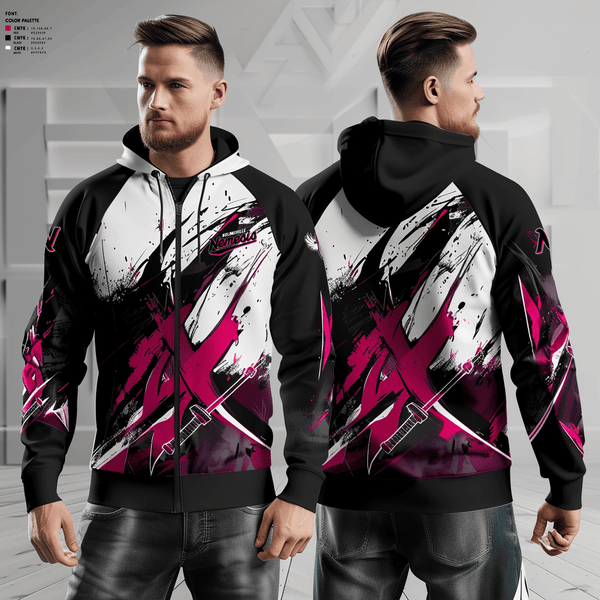 Zip Hoodie, NEMESISOCS 117th RTI, Softball, Teamtime, Team time, sublimation, custom sports apparel, team uniforms, spirit wear, spiritwear, sports uniforms, custom shirts, team store, custom team store, fundraiser sports, apparel fundraiser