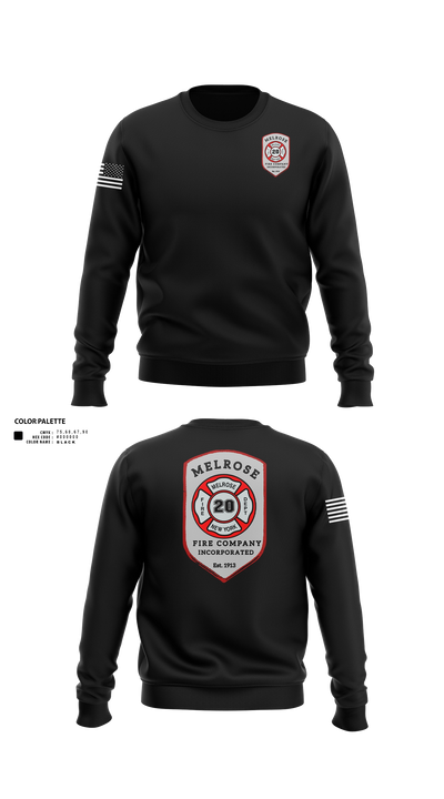 The Melrose Fire Company Incorporated 84438539 Crew Neck Sweatshirt - 21