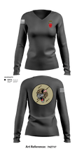 A co 1-111th MTRAco 1-111th secfor 26683697 Women's Long Sleeve V-neck Shirt - 6