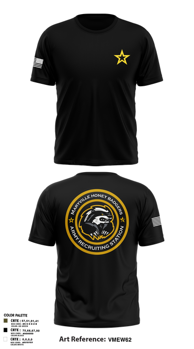 Maryville Honeybadger 60960842 Short Sleeve Performance Shirt - 6