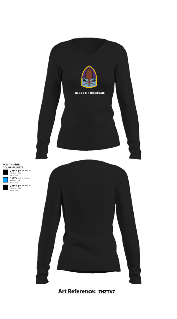 Women's Long Sleeve Vneck Shirt, , Army, Teamtime, Team time, sublimation, custom sports apparel, team uniforms, spirit wear, spiritwear, sports uniforms, custom shirts, team store, custom team store, fundraiser sports, apparel fundraiser