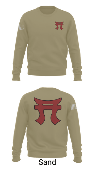 Crew Neck Sweatshirt, 187th Iron Rakkasans, Army, Teamtime, Team time, sublimation, custom sports apparel, team uniforms, spirit wear, spiritwear, sports uniforms, custom shirts, team store, custom team store, fundraiser sports, apparel fundraiser