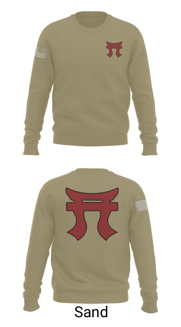 Crew Neck Sweatshirt, 187th Iron Rakkasans, Army, Teamtime, Team time, sublimation, custom sports apparel, team uniforms, spirit wear, spiritwear, sports uniforms, custom shirts, team store, custom team store, fundraiser sports, apparel fundraiser