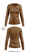ALLIED TRADES 48849296 Women's Long Sleeve V-neck Shirt - 1