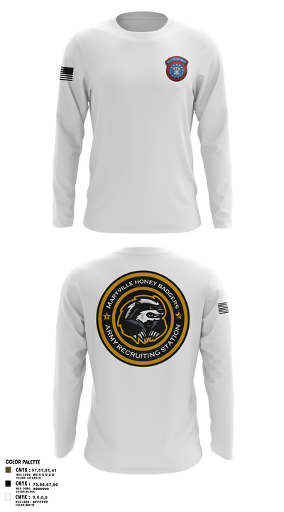 Maryville Honeybadger 60960842 Long Sleeve Performance Shirt 2