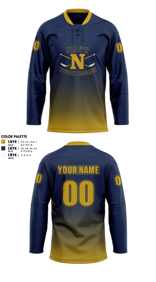 Hockey Jersey, Navy Youth Hockey, Ice Hockey, Teamtime, Team time, sublimation, custom sports apparel, team uniforms, spirit wear, spiritwear, sports uniforms, custom shirts, team store, custom team store, fundraiser sports, apparel fundraiser