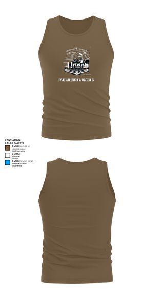 Tank Top, Isaiahurena racing, E-Sports, Teamtime, Team time, sublimation, custom sports apparel, team uniforms, spirit wear, spiritwear, sports uniforms, custom shirts, team store, custom team store, fundraiser sports, apparel fundraiser