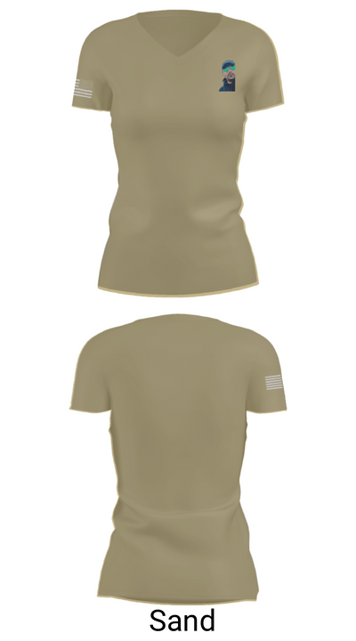 SMW 777 26525644 Women's Short Sleeve V-neck Shirt - 88