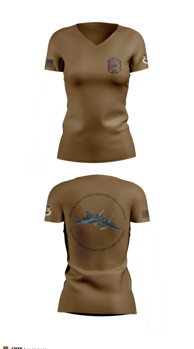 332 ECES 93664780 Women's Short Sleeve V-neck Shirt - 1