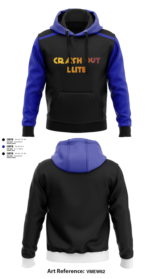 Hoodie, Crash out elite, Men's Basketball, Teamtime, Team time, sublimation, custom sports apparel, team uniforms, spirit wear, spiritwear, sports uniforms, custom shirts, team store, custom team store, fundraiser sports, apparel fundraiser