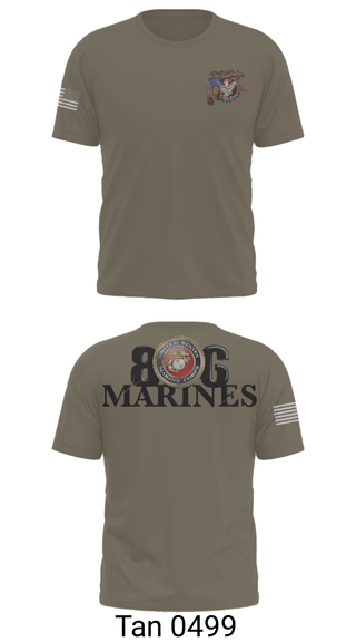 Old School Cotton Feel Shirt, 806 MarinesBoots and Badges of the South Plains, Fire Department, Teamtime, Team time, sublimation, custom sports apparel, team uniforms, spirit wear, spiritwear, sports uniforms, custom shirts, team store, custom team store, fundraiser sports, apparel fundraiser