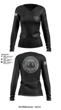 NJSP BOMB UNIT 44514852 Women's Long Sleeve V-neck Shirt - 193