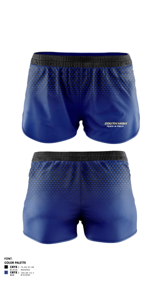 Track Shorts, south high, Track & Field, Teamtime, Team time, sublimation, custom sports apparel, team uniforms, spirit wear, spiritwear, sports uniforms, custom shirts, team store, custom team store, fundraiser sports, apparel fundraiser