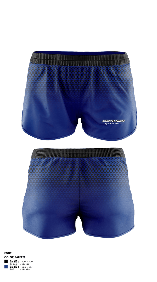 Track Shorts, south high, Track & Field, Teamtime, Team time, sublimation, custom sports apparel, team uniforms, spirit wear, spiritwear, sports uniforms, custom shirts, team store, custom team store, fundraiser sports, apparel fundraiser