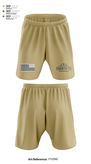Athletic Shorts With Pockets, 2668th TC, National Guard, Teamtime, Team time, sublimation, custom sports apparel, team uniforms, spirit wear, spiritwear, sports uniforms, custom shirts, team store, custom team store, fundraiser sports, apparel fundraiser