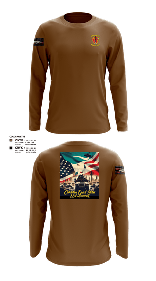Long Sleeve Performance Shirt, 3/7 India Co. Wpns Plt, Marines, Teamtime, Team time, sublimation, custom sports apparel, team uniforms, spirit wear, spiritwear, sports uniforms, custom shirts, team store, custom team store, fundraiser sports, apparel fundraiser