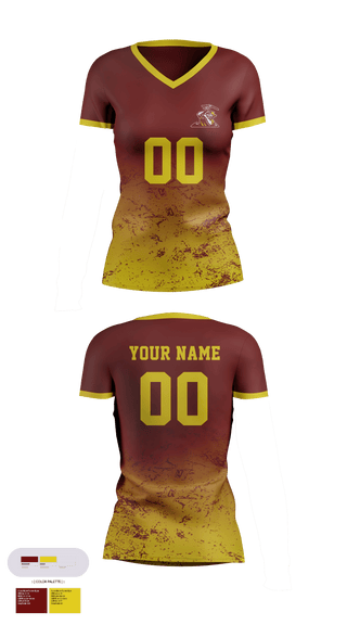Women's Short Sleeve Vneck Shirt, Granite High School Volleyball, Women's Volleyball, Teamtime, Team time, sublimation, custom sports apparel, team uniforms, spirit wear, spiritwear, sports uniforms, custom shirts, team store, custom team store, fundraiser sports, apparel fundraiser