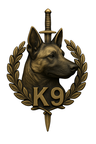 Dover Police K9 Stainless Steel Water Bottle with a Straw Lid