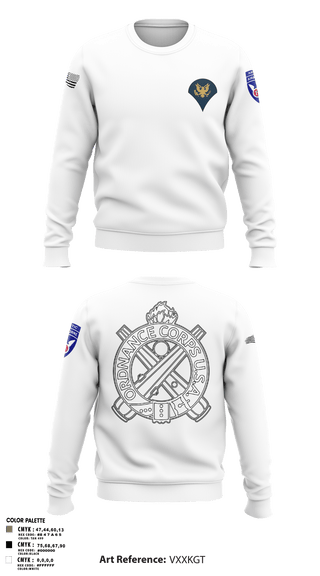 Crew Neck Sweatshirt, 205TH MOD, Army, Teamtime, Team time, sublimation, custom sports apparel, team uniforms, spirit wear, spiritwear, sports uniforms, custom shirts, team store, custom team store, fundraiser sports, apparel fundraiser