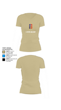 1-174th ADA RGT 76642958 Women's Short Sleeve V-neck Shirt - 80