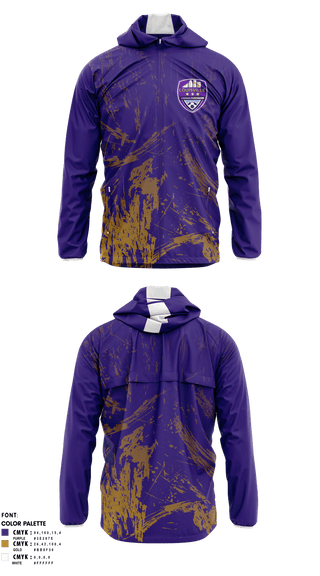 Windbreaker, Louisville Rising Star, Men's Soccer, Teamtime, Team time, sublimation, custom sports apparel, team uniforms, spirit wear, spiritwear, sports uniforms, custom shirts, team store, custom team store, fundraiser sports, apparel fundraiser