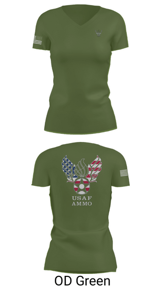 Women's Short Sleeve Vneck Shirt, 7th Munitions Sq, Air Force, Teamtime, Team time, sublimation, custom sports apparel, team uniforms, spirit wear, spiritwear, sports uniforms, custom shirts, team store, custom team store, fundraiser sports, apparel fundraiser