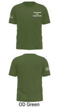 Greenwich Fire Department 44525559 Old School Cotton Feel Shirt - 50