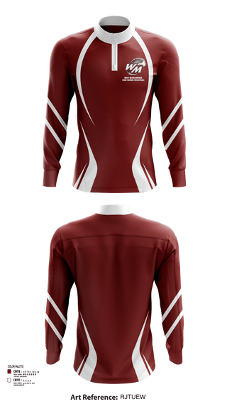 Quarter Zip Jacket, West Mecklenburg High School Volleyball, Women's Volleyball, Teamtime, Team time, sublimation, custom sports apparel, team uniforms, spirit wear, spiritwear, sports uniforms, custom shirts, team store, custom team store, fundraiser sports, apparel fundraiser