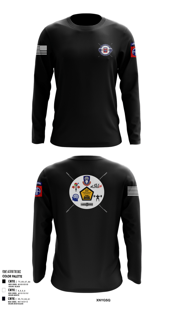 Long Sleeve Performance Shirt, 82nd ADSB H2F, Army, Teamtime, Team time, sublimation, custom sports apparel, team uniforms, spirit wear, spiritwear, sports uniforms, custom shirts, team store, custom team store, fundraiser sports, apparel fundraiser