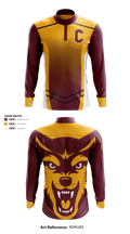 Colonie Central High School Volleyball 71332404 Quarter Zip Jacket - 40