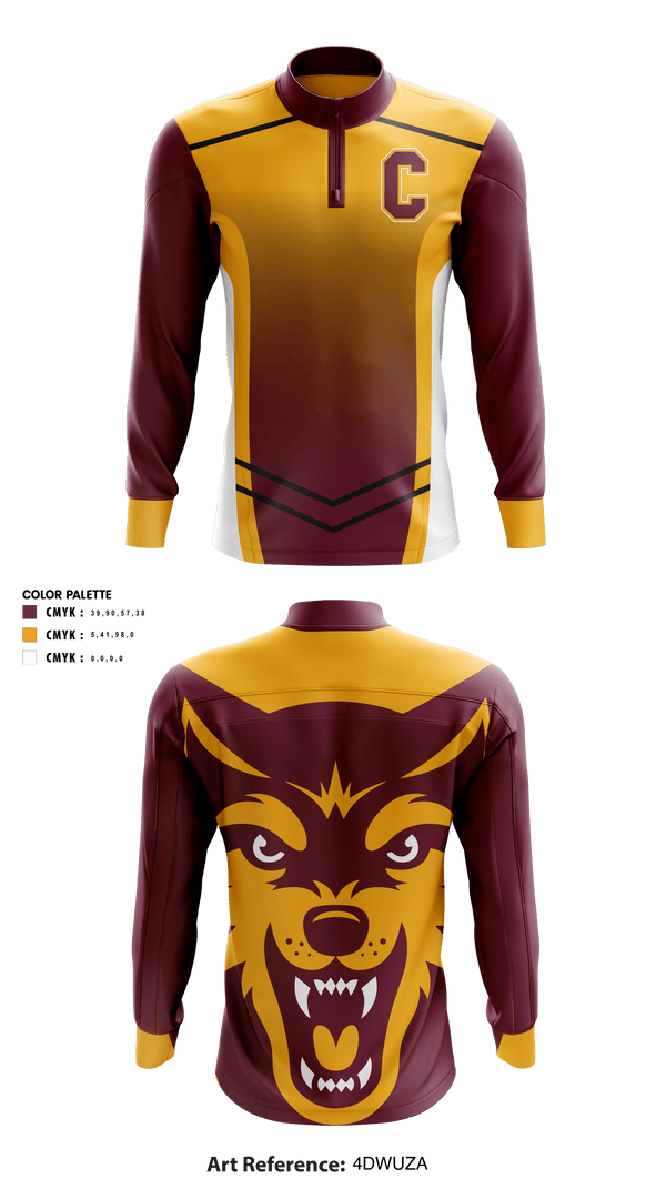 Quarter Zip Jacket, Colonie Central High School Volleyball, Women's Volleyball, Teamtime, Team time, sublimation, custom sports apparel, team uniforms, spirit wear, spiritwear, sports uniforms, custom shirts, team store, custom team store, fundraiser sports, apparel fundraiser
