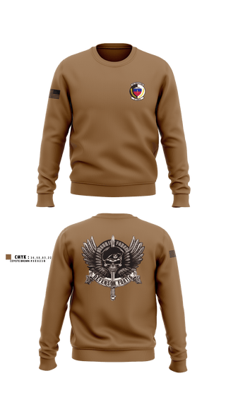 Crew Neck Sweatshirt, 27 SOSFS, Air Force, Teamtime, Team time, sublimation, custom sports apparel, team uniforms, spirit wear, spiritwear, sports uniforms, custom shirts, team store, custom team store, fundraiser sports, apparel fundraiser