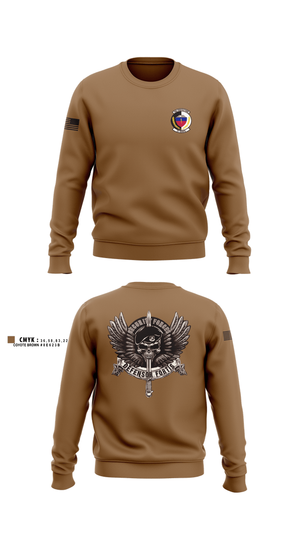 Crew Neck Sweatshirt, 27 SOSFS, Air Force, Teamtime, Team time, sublimation, custom sports apparel, team uniforms, spirit wear, spiritwear, sports uniforms, custom shirts, team store, custom team store, fundraiser sports, apparel fundraiser