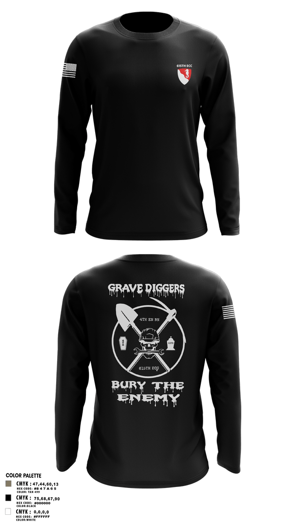 Long Sleeve Performance Polo, 615TH ECC, , Teamtime, Team time, sublimation, custom sports apparel, team uniforms, spirit wear, spiritwear, sports uniforms, custom shirts, team store, custom team store, fundraiser sports, apparel fundraiser