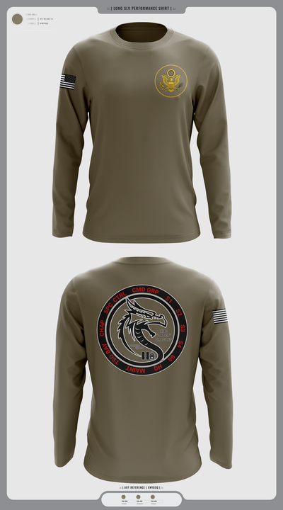 1st space battalion 22827795 Long Sleeve Performance Shirt 1