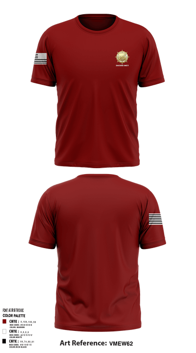 383rd MCT 82262755 Short Sleeve Performance Shirt - 1