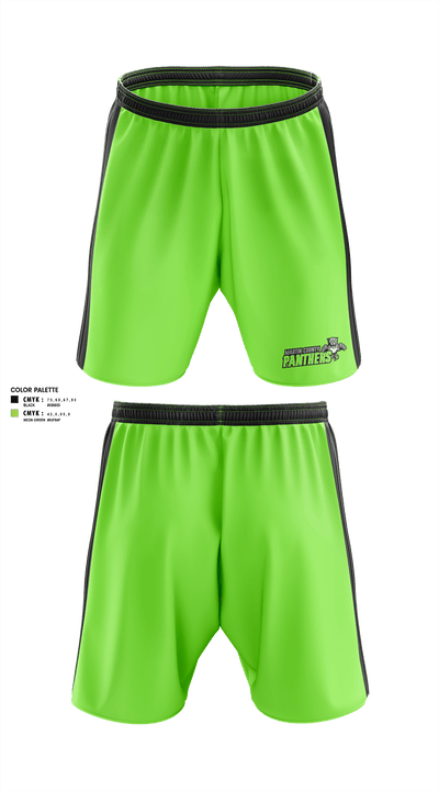 Martin County Panthers Football And Cheer 92599871 Athletic Shorts With Pockets - 2