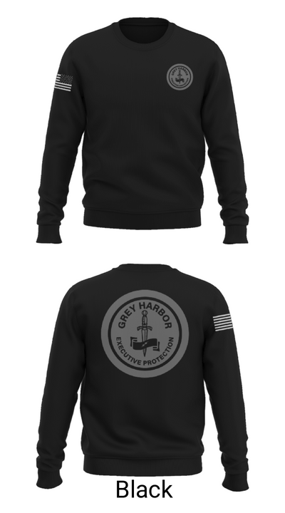 Grey Harbor Executive Protection 51573622 Crew Neck Sweatshirt - 21