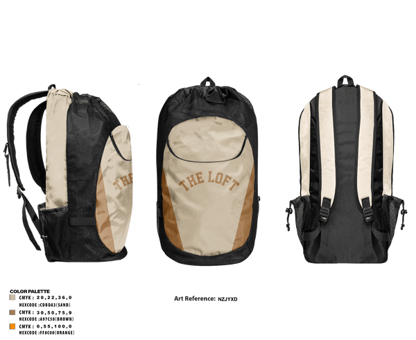 Gear Bag, The loft, Men's Basketball, Teamtime, Team time, sublimation, custom sports apparel, team uniforms, spirit wear, spiritwear, sports uniforms, custom shirts, team store, custom team store, fundraiser sports, apparel fundraiser