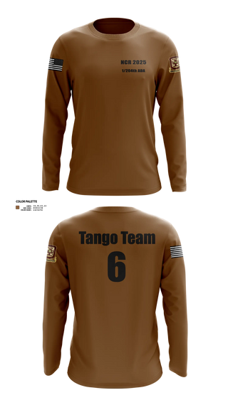Long Sleeve Performance Shirt, 1/204th ADA, , Teamtime, Team time, sublimation, custom sports apparel, team uniforms, spirit wear, spiritwear, sports uniforms, custom shirts, team store, custom team store, fundraiser sports, apparel fundraiser