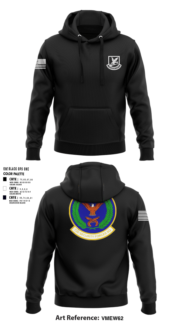 Hoodie, 72nd SFS, Air Force, Teamtime, Team time, sublimation, custom sports apparel, team uniforms, spirit wear, spiritwear, sports uniforms, custom shirts, team store, custom team store, fundraiser sports, apparel fundraiser