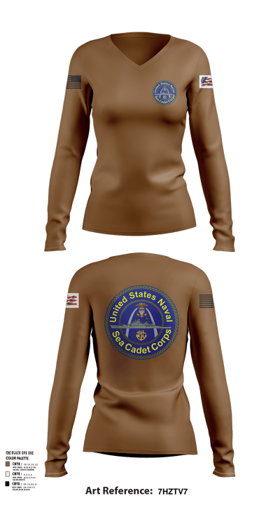 Battleship misssouri 47283625 Women's Long Sleeve V-neck Shirt - 136