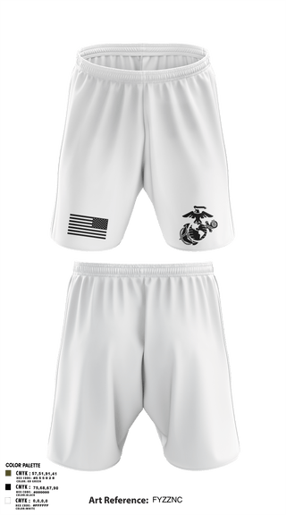 Athletic Shorts With Pockets, MCRDPI COMMSTRAT, Marines, Teamtime, Team time, sublimation, custom sports apparel, team uniforms, spirit wear, spiritwear, sports uniforms, custom shirts, team store, custom team store, fundraiser sports, apparel fundraiser
