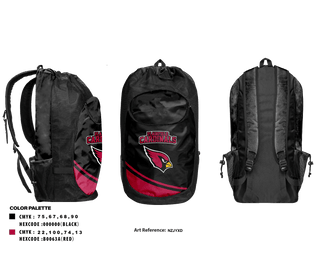 Gear Bag, plainfield cardinals, Track & Field, Teamtime, Team time, sublimation, custom sports apparel, team uniforms, spirit wear, spiritwear, sports uniforms, custom shirts, team store, custom team store, fundraiser sports, apparel fundraiser
