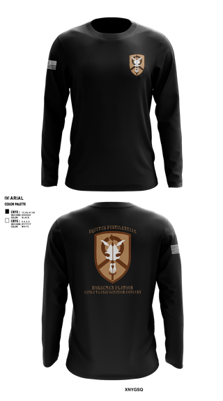 Long Sleeve Performance Shirt, 1st Platoon, 423 TC1st Platoon, 423 TC, Army, Teamtime, Team time, sublimation, custom sports apparel, team uniforms, spirit wear, spiritwear, sports uniforms, custom shirts, team store, custom team store, fundraiser sports, apparel fundraiser