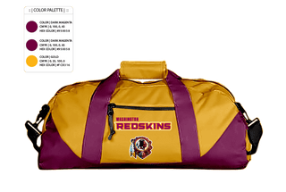 Duffle Bag, Washington Redskins, Football, Teamtime, Team time, sublimation, custom sports apparel, team uniforms, spirit wear, spiritwear, sports uniforms, custom shirts, team store, custom team store, fundraiser sports, apparel fundraiser