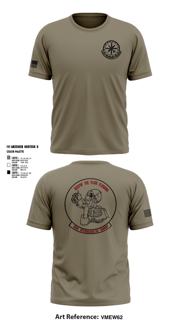 Short Sleeve Performance Shirt, 106 Hydraulic Shop, Air Force, Teamtime, Team time, sublimation, custom sports apparel, team uniforms, spirit wear, spiritwear, sports uniforms, custom shirts, team store, custom team store, fundraiser sports, apparel fundraiser