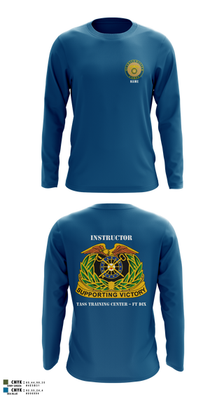 Long Sleeve Performance Shirt, 80th TC, TTC-Dix, Army, Teamtime, Team time, sublimation, custom sports apparel, team uniforms, spirit wear, spiritwear, sports uniforms, custom shirts, team store, custom team store, fundraiser sports, apparel fundraiser