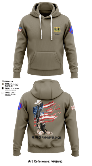 Hoodie, 962D QUARTERMASTER COMPANY (MORTUARY AFFAIRS), Army, Teamtime, Team time, sublimation, custom sports apparel, team uniforms, spirit wear, spiritwear, sports uniforms, custom shirts, team store, custom team store, fundraiser sports, apparel fundraiser