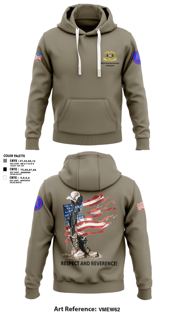 Hoodie, 962D QUARTERMASTER COMPANY (MORTUARY AFFAIRS), Army, Teamtime, Team time, sublimation, custom sports apparel, team uniforms, spirit wear, spiritwear, sports uniforms, custom shirts, team store, custom team store, fundraiser sports, apparel fundraiser